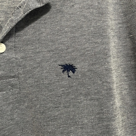 Palm Beach 2XL Classic Fit Blue and white 3 button golf polo shirt - Picture 5 of 10